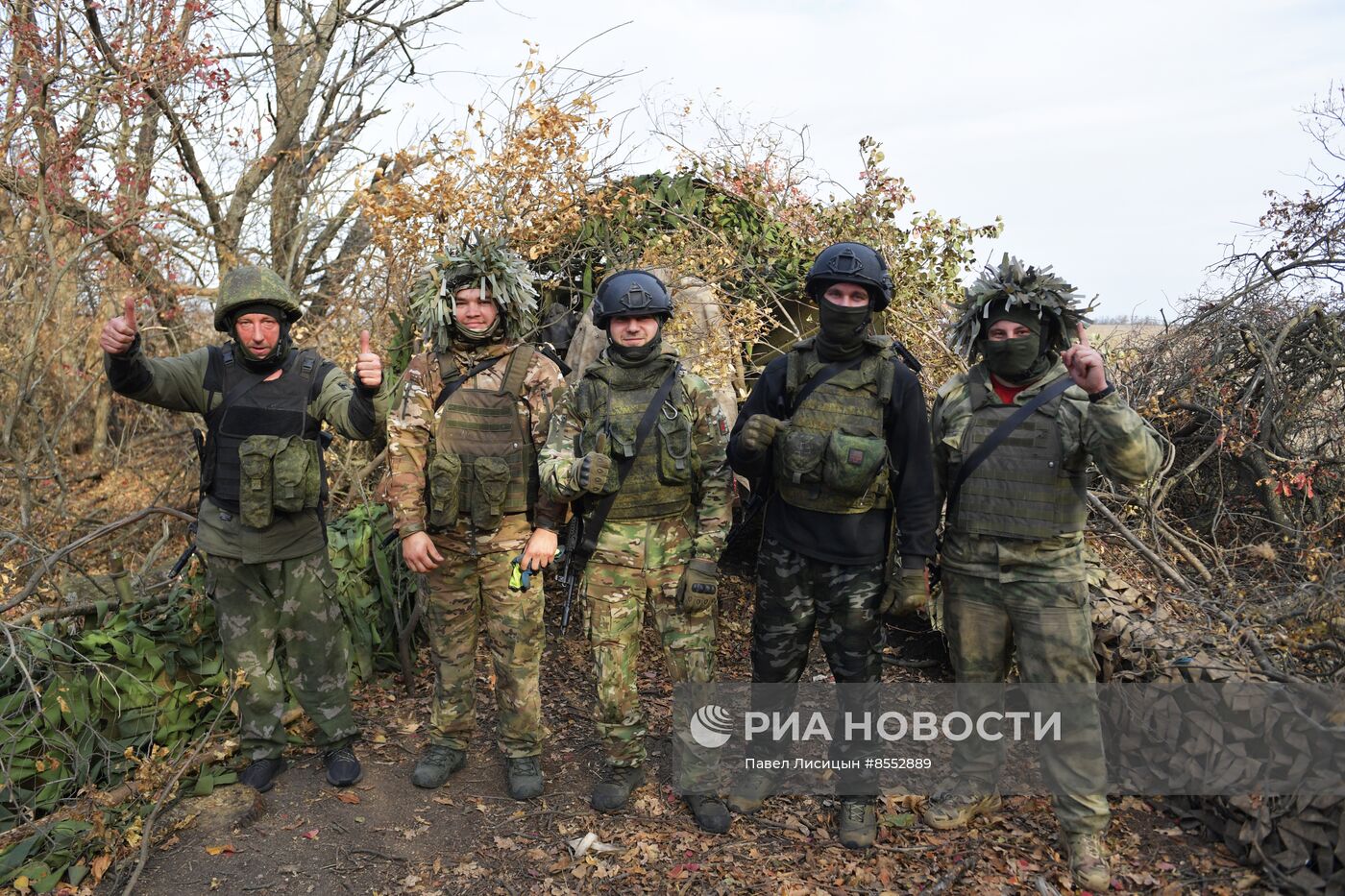 Работа артиллеристов на Запорожском направлении 