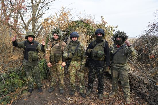 Работа артиллеристов на Запорожском направлении 