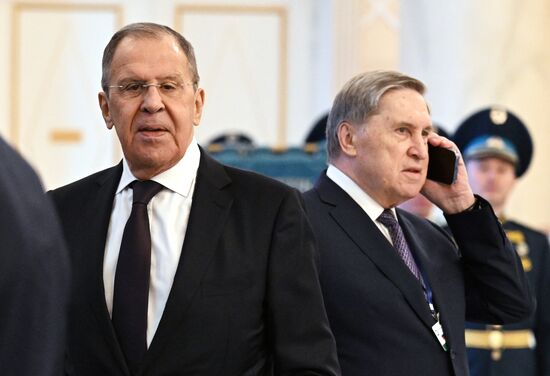 Визит президента РФ В. Путина в Казахстан