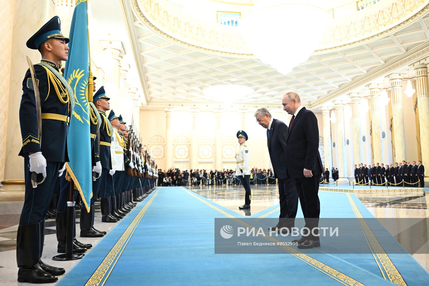 Визит президента РФ В. Путина в Казахстан