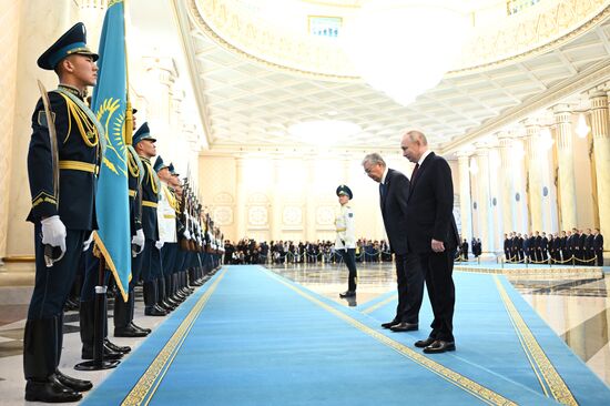 Визит президента РФ В. Путина в Казахстан