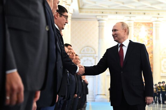 Визит президента РФ В. Путина в Казахстан