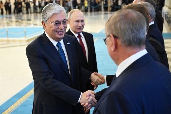 Визит президента РФ В. Путина в Казахстан