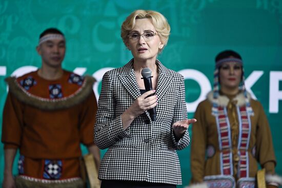 Выставка "Россия". День Камчатского края