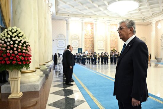 Визит президента РФ В. Путина в Казахстан