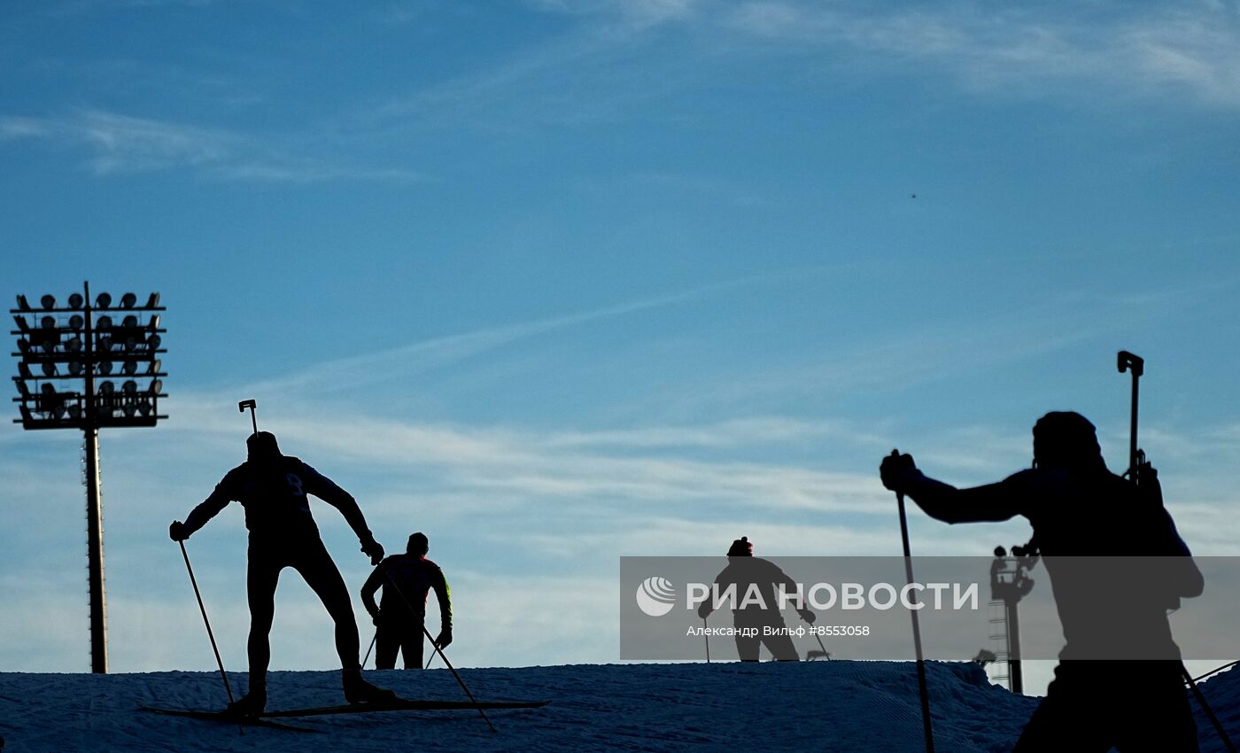 Предсезонный сбор команды России по биатлону