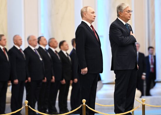 Визит президента РФ В. Путина в Казахстан