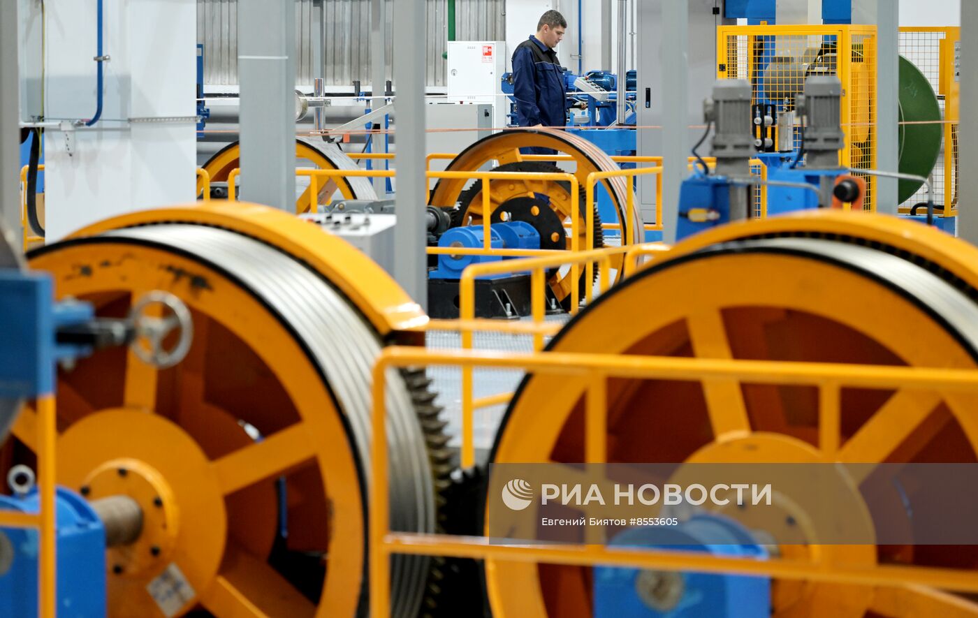 Запуск нового цеха по выпуску импортозамещающих кабелей в Московской области