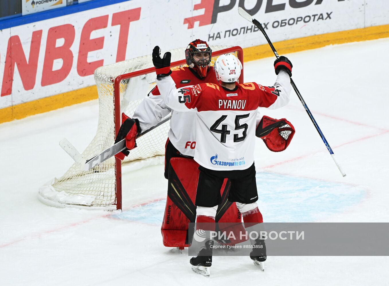 Хоккей. КХЛ. Матч ЦСКА - "Авангард"