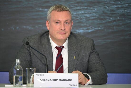 Выставка "Россия". Пресс-конференция "Новая страница в изучении российской Арктики: уникальные геологические экспедиции по исследованию континентального шельфа"