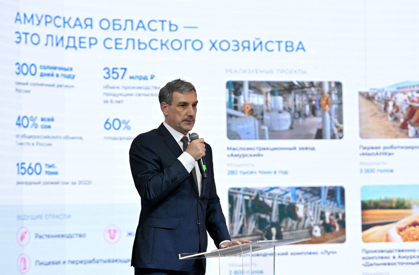 Выставка "Россия". Открытие Дня региона Амурской области