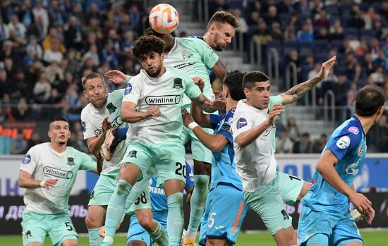 Футбол. РПЛ. Матч "Зенит" - "Краснодар"