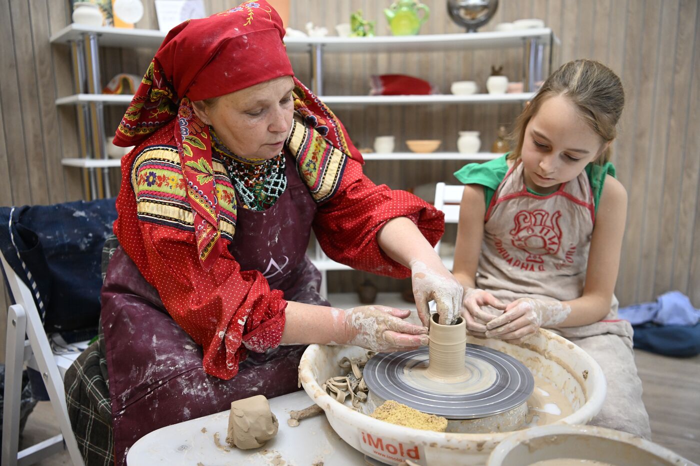 Работа выставки "Россия"