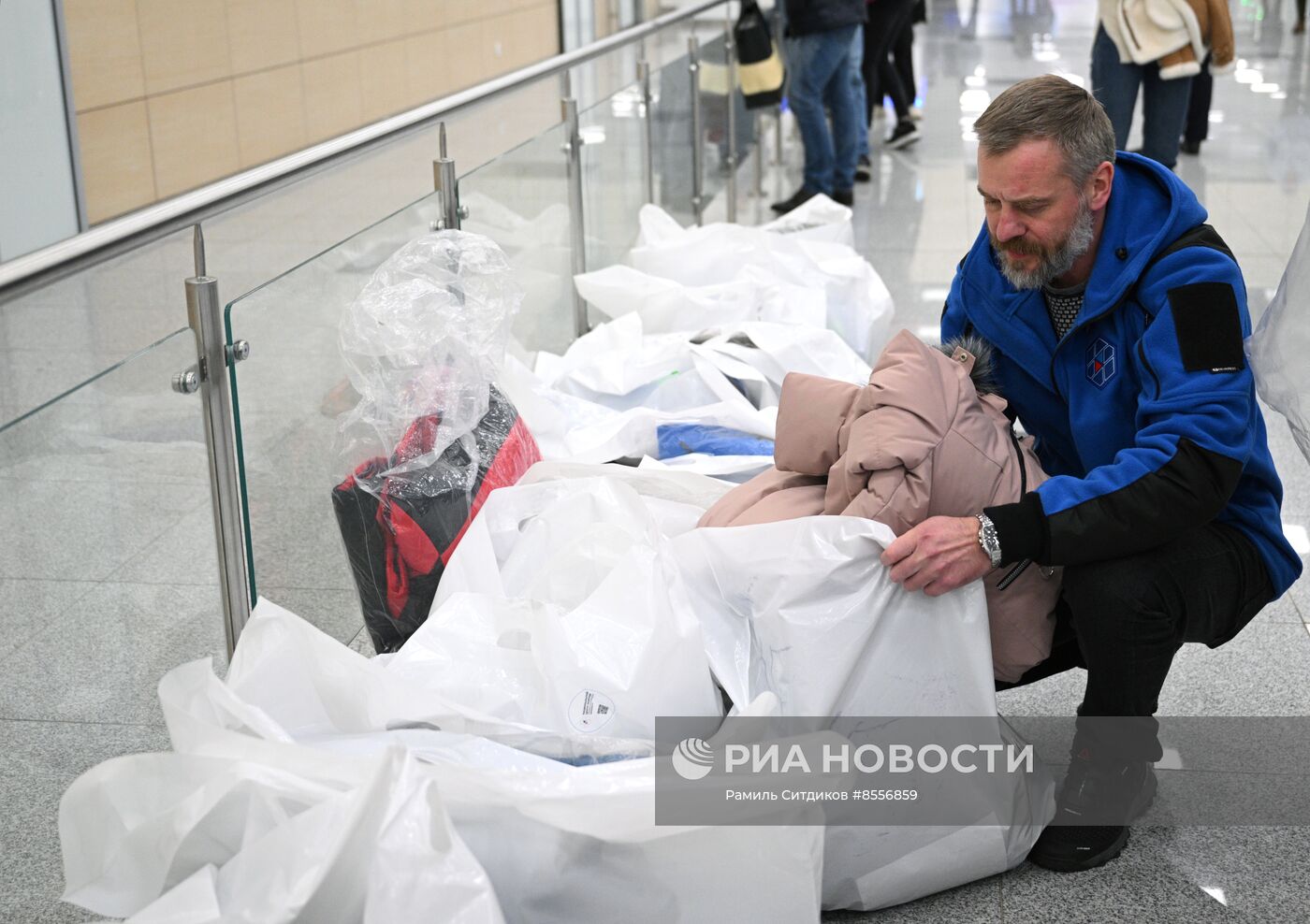 Прилет эвакуированных граждан РФ из сектора Газа в Москву