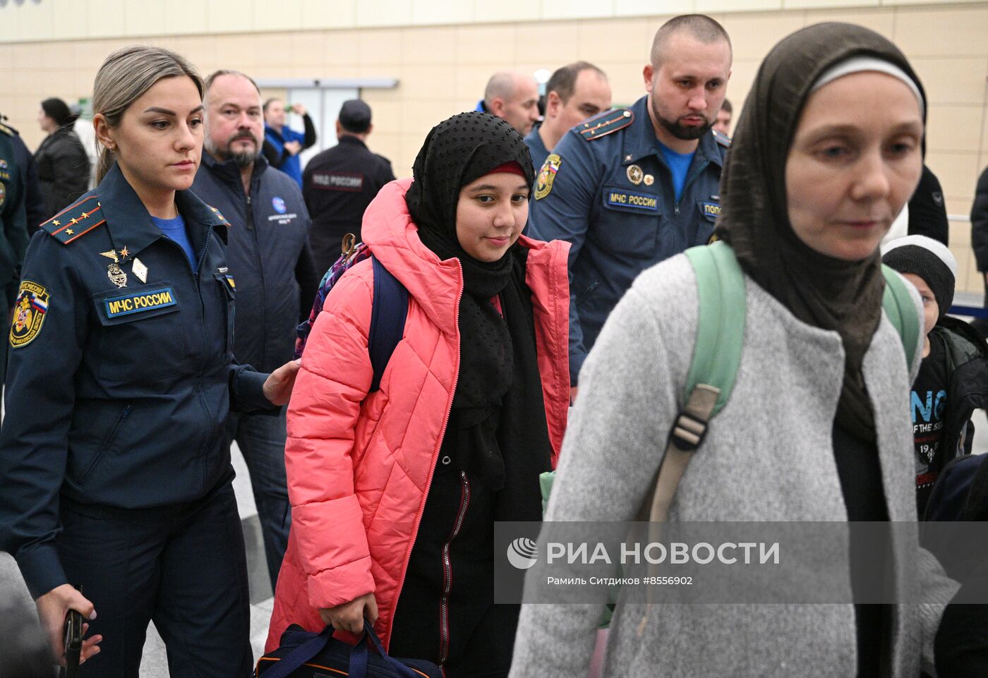 Прилет эвакуированных граждан РФ из сектора Газа в Москву