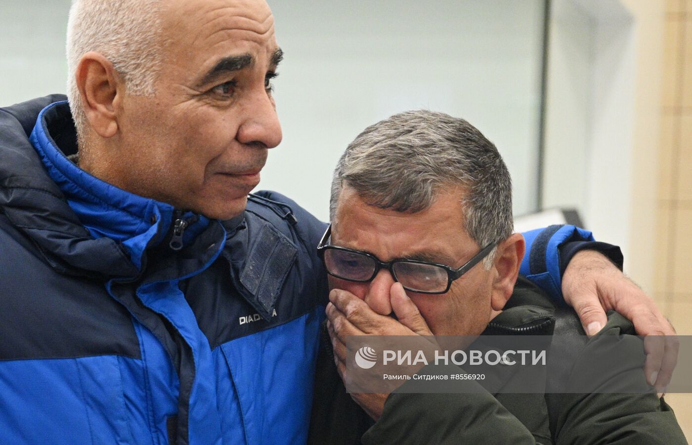 Прилет эвакуированных граждан РФ из сектора Газа в Москву