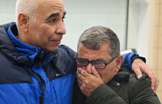 Прилет эвакуированных граждан РФ из сектора Газа в Москву