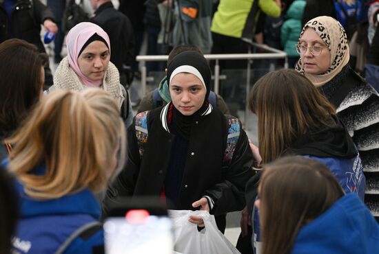 Прилет эвакуированных граждан РФ из сектора Газа в Москву