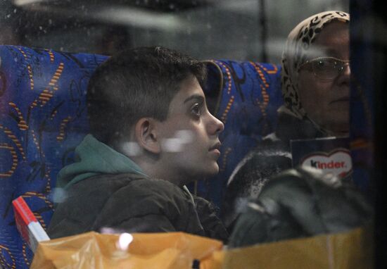 Прилет эвакуированных граждан РФ из сектора Газа в Москву