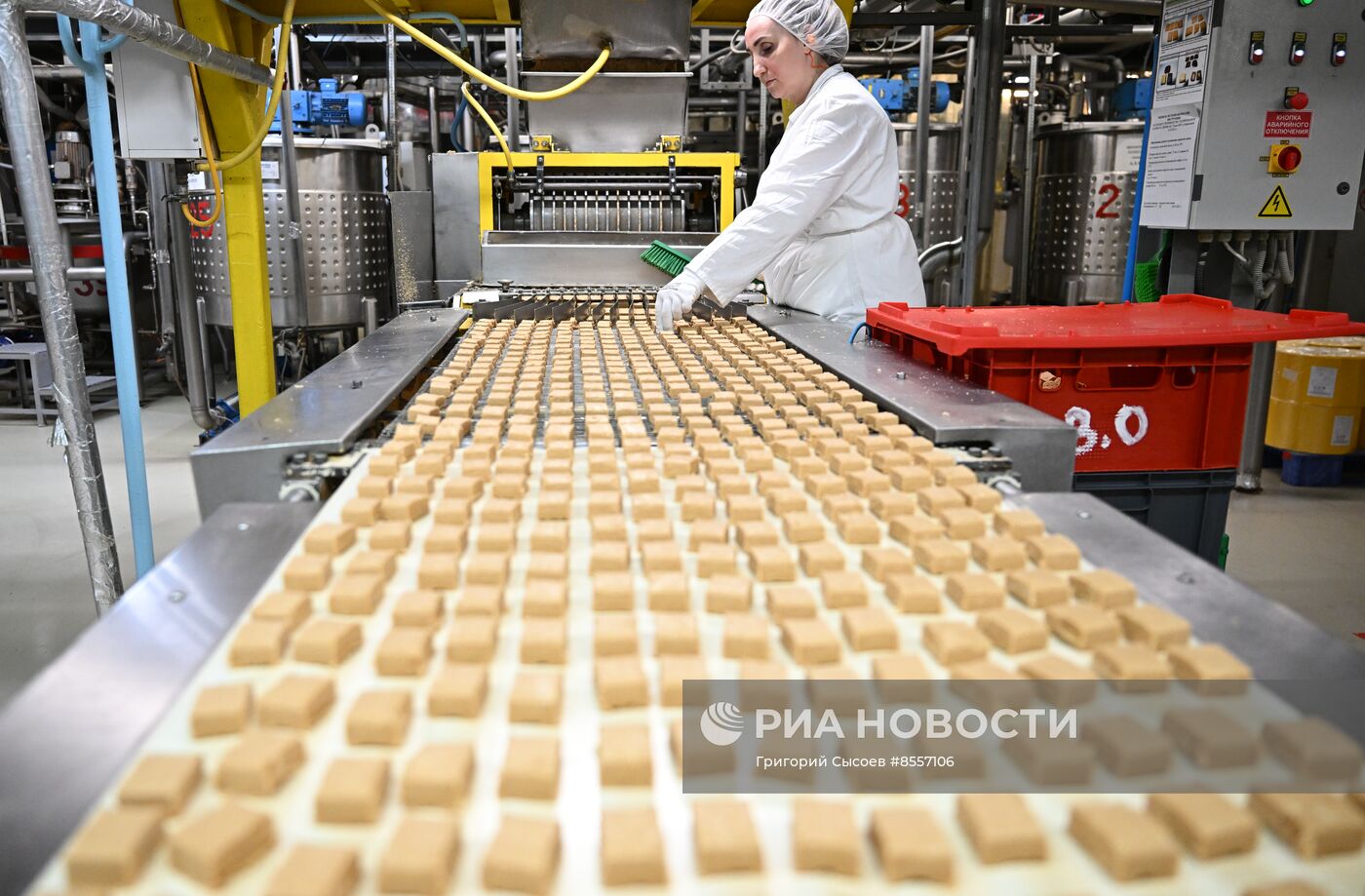 Работа кондитерской фабрики "РОТ ФРОНТ"