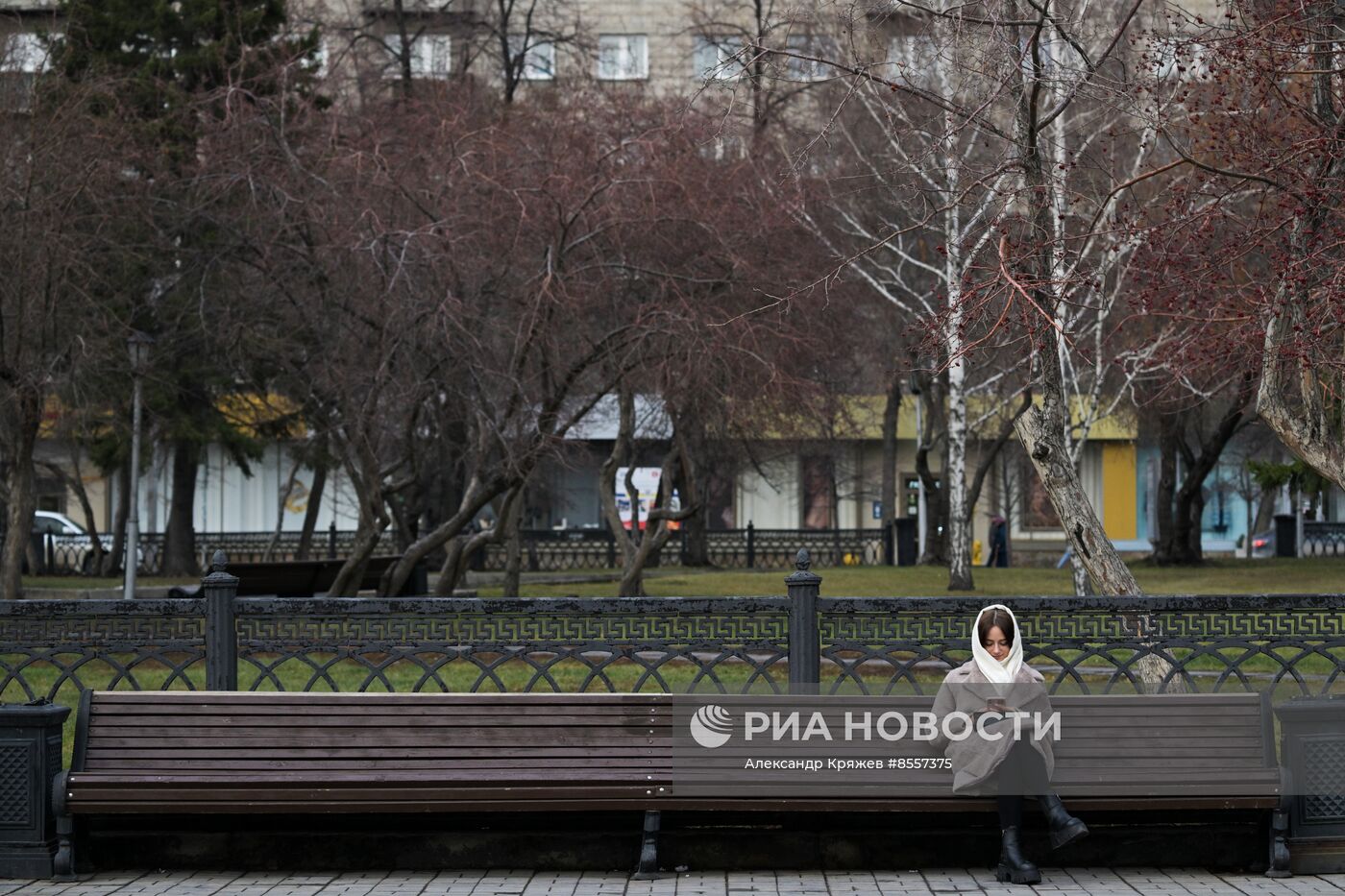 Поздняя осень в Новосибирске 