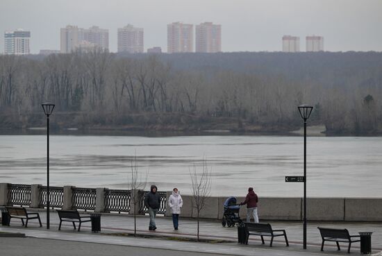 Поздняя осень в Новосибирске