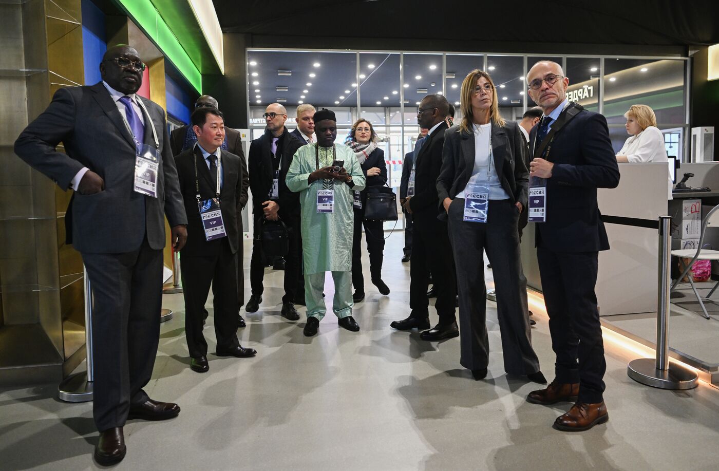 Выставка "Россия". Визит представителей дипломатического корпуса