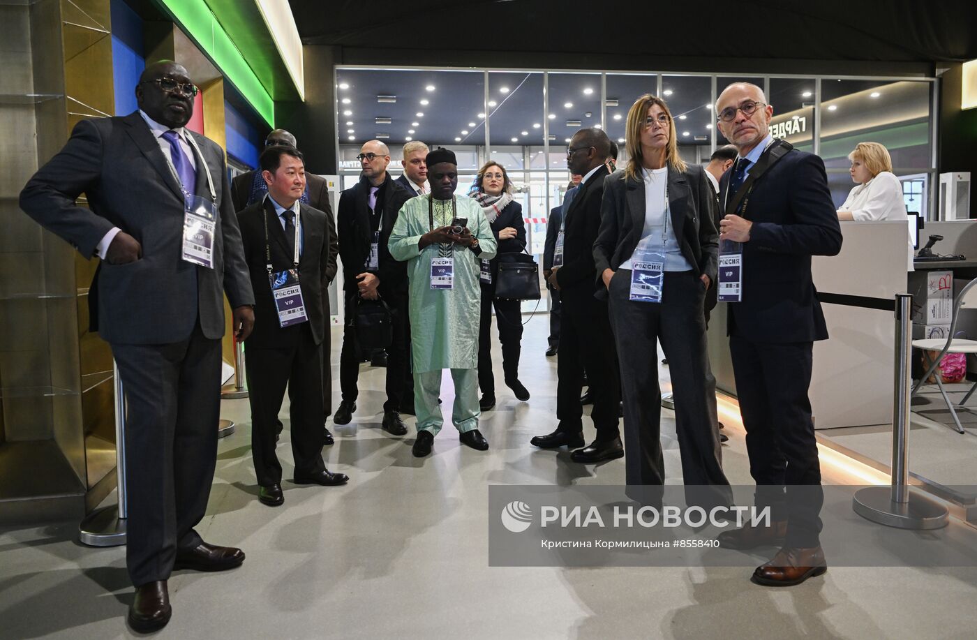 Выставка "Россия". Визит представителей дипломатического корпуса