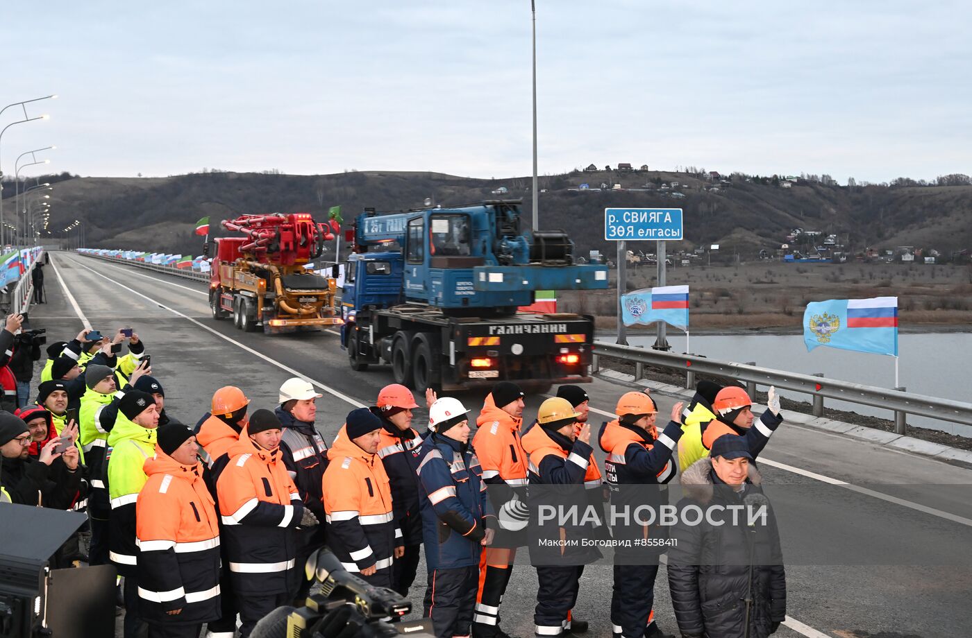 Председатель правительства РФ М. Мишустин принял участие в церемонии открытия участков автодорог Татарстане, Дагестане, Свердловской и Мурманской областях