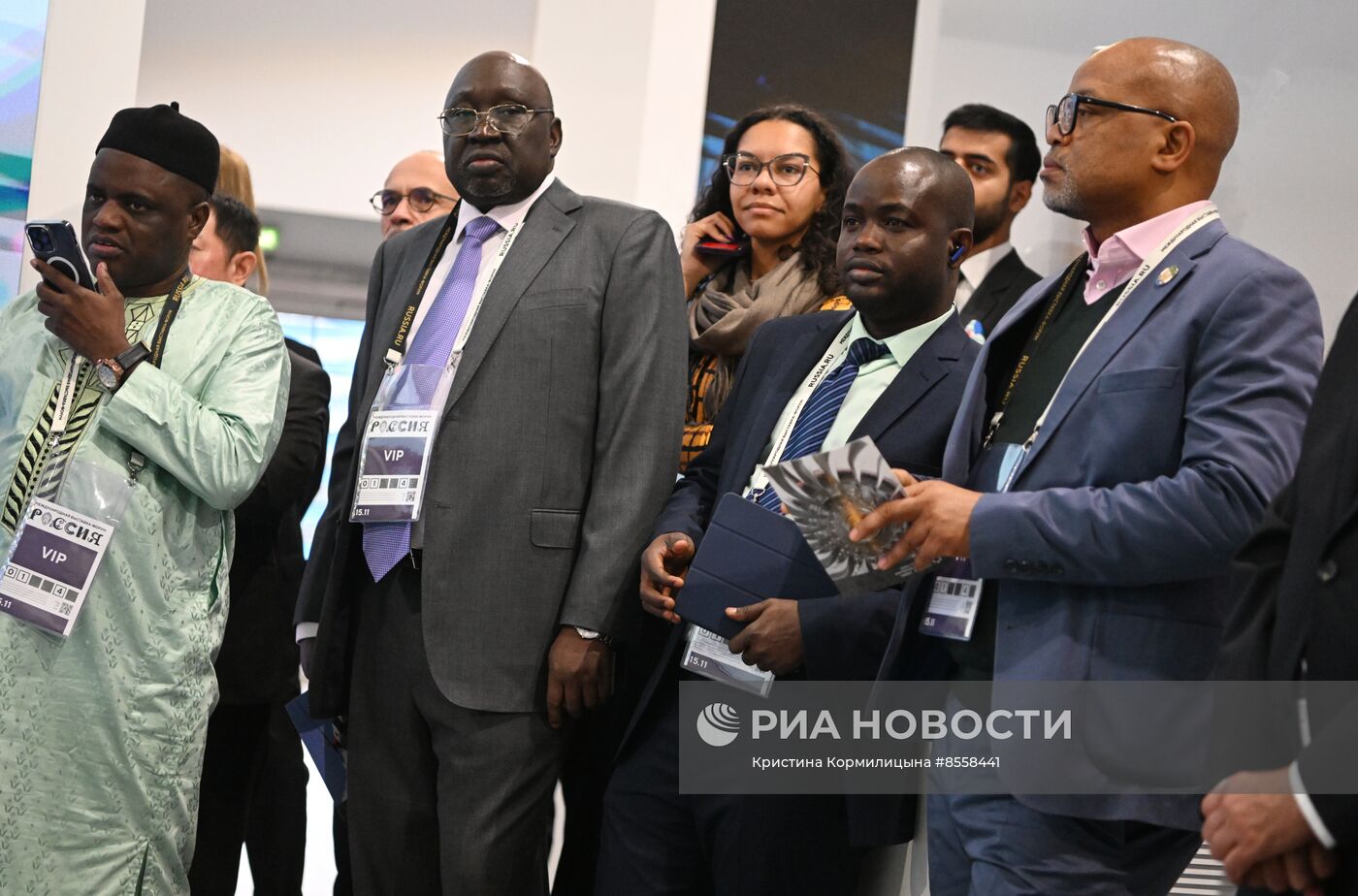 Выставка "Россия". Визит представителей дипломатического корпуса