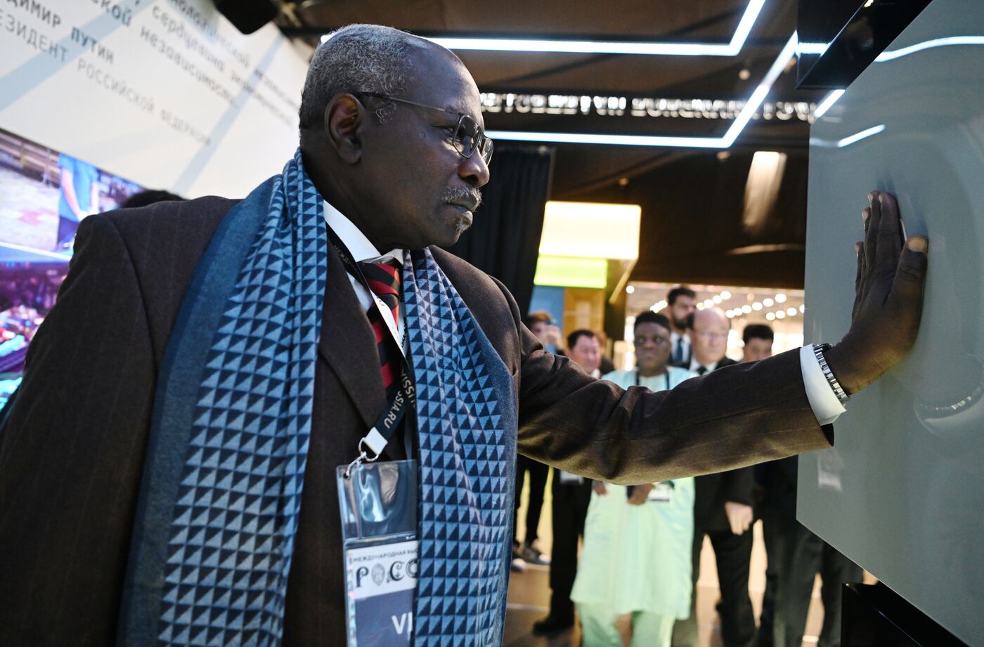 Выставка "Россия". Визит представителей дипломатического корпуса