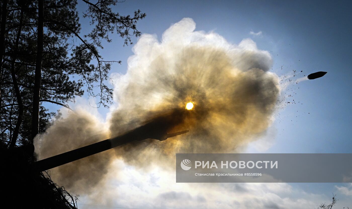 Подразделение ЦВО на Краснолиманском направлении СВО