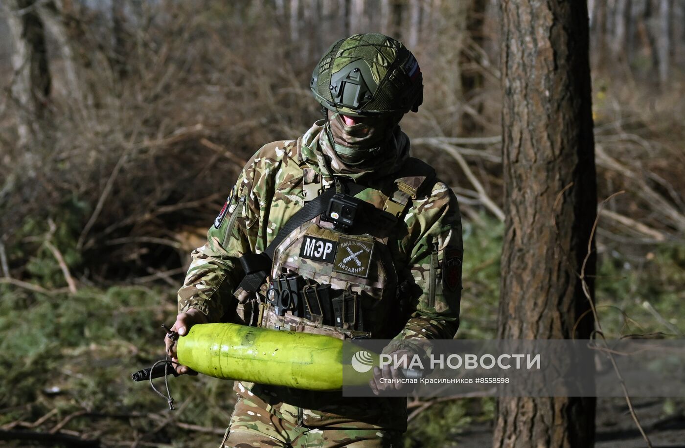 Подразделение ЦВО на Краснолиманском направлении СВО