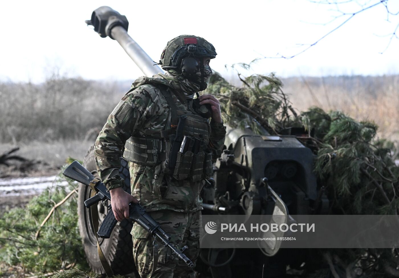 Подразделение ЦВО на Краснолиманском направлении СВО