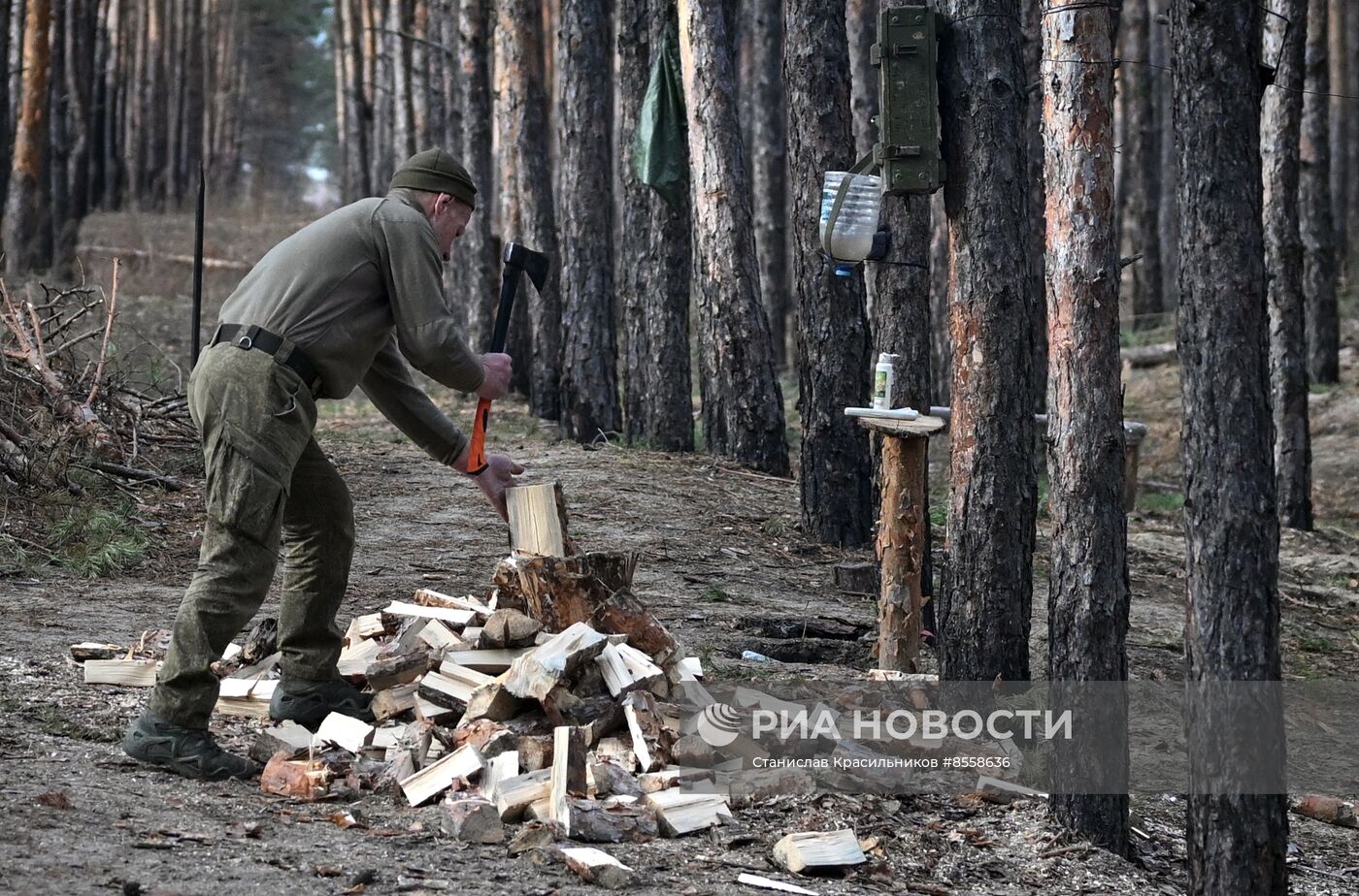 Подразделение ЦВО на Краснолиманском направлении СВО