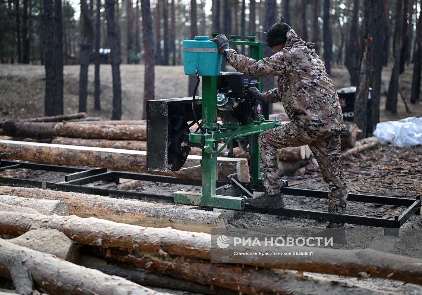 Подразделение ЦВО на Краснолиманском направлении СВО