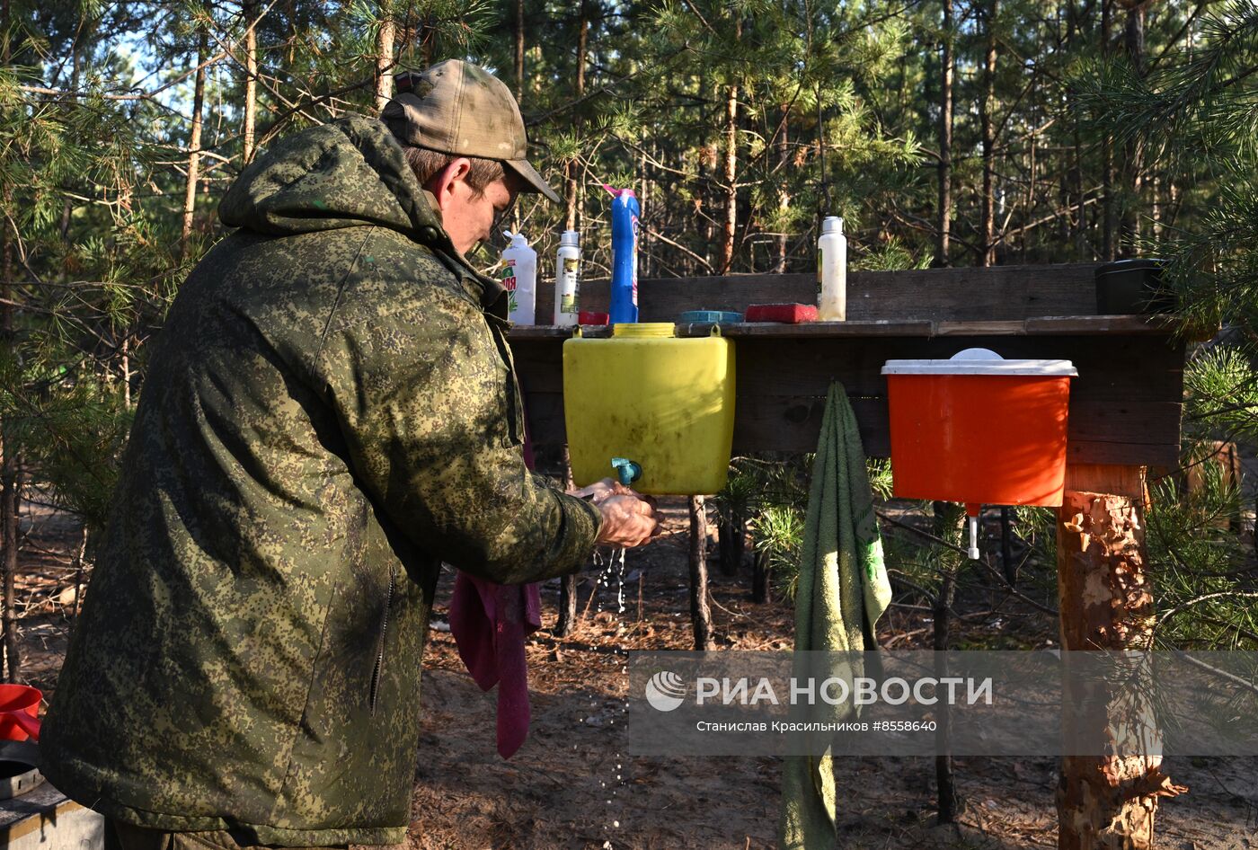 Подразделение ЦВО на Краснолиманском направлении СВО