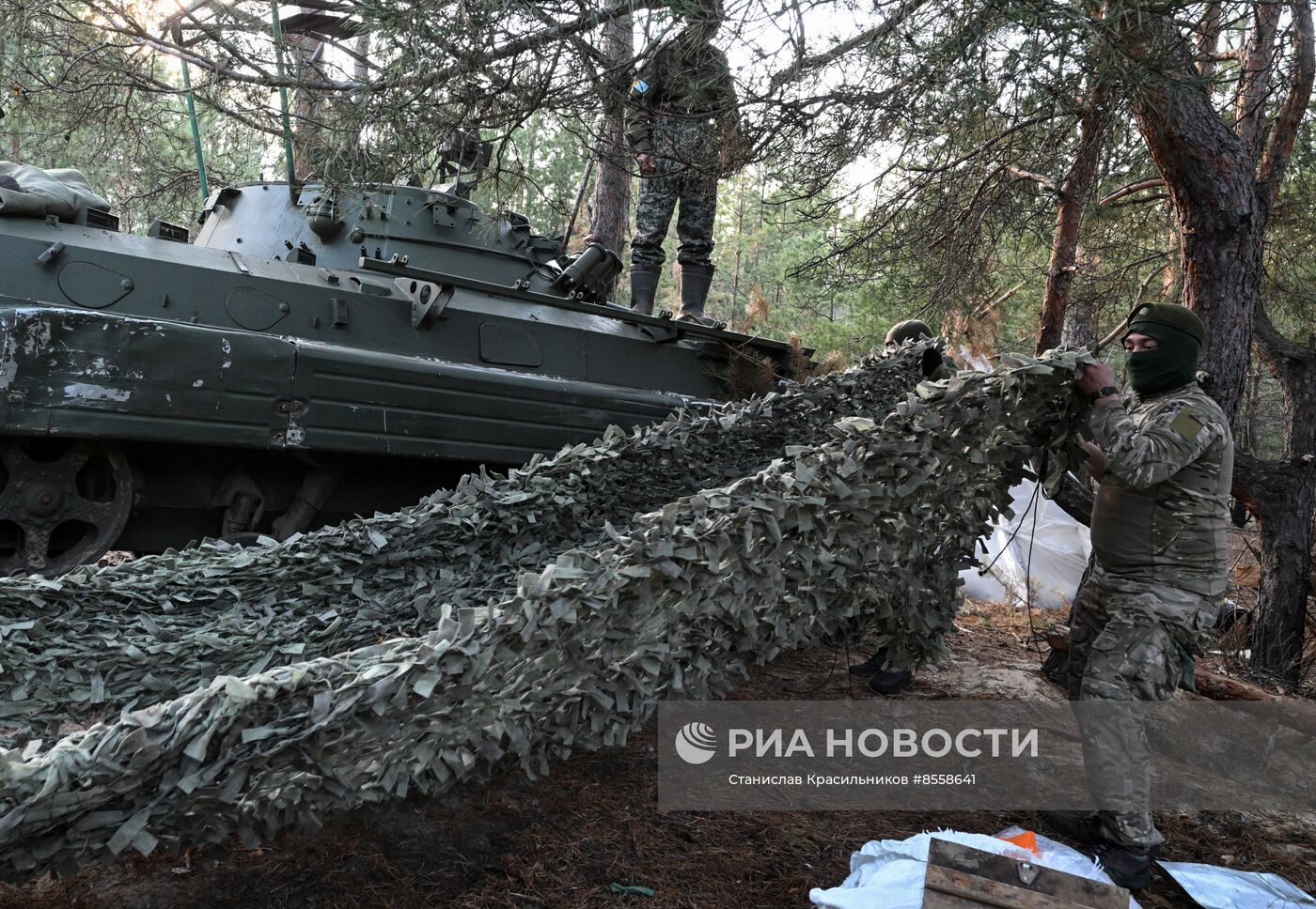 Подразделение ЦВО на Краснолиманском направлении СВО