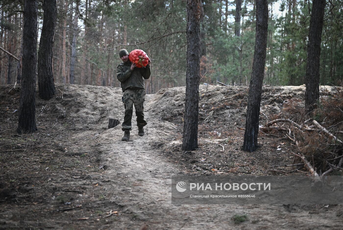 Подразделение ЦВО на Краснолиманском направлении СВО