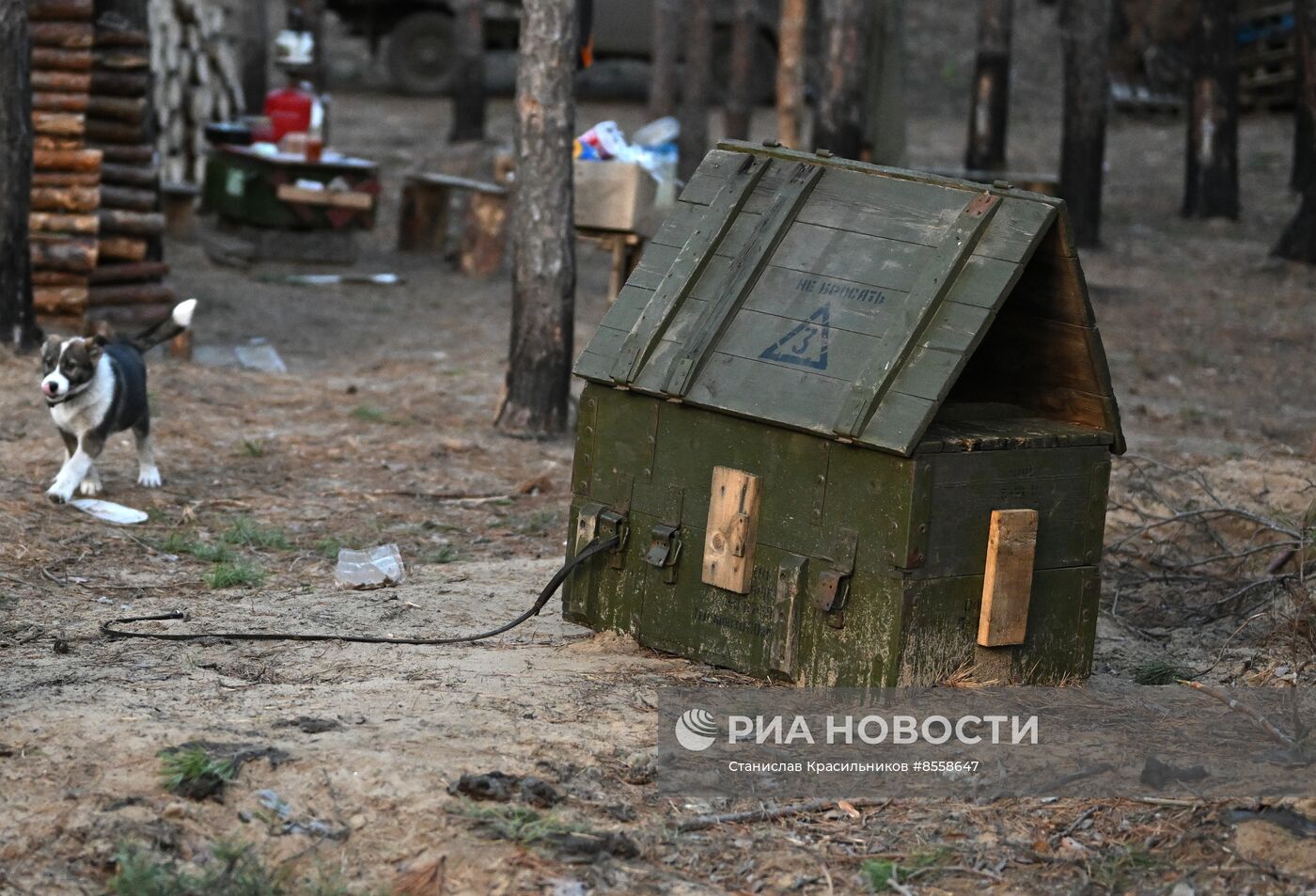 Подразделение ЦВО на Краснолиманском направлении СВО