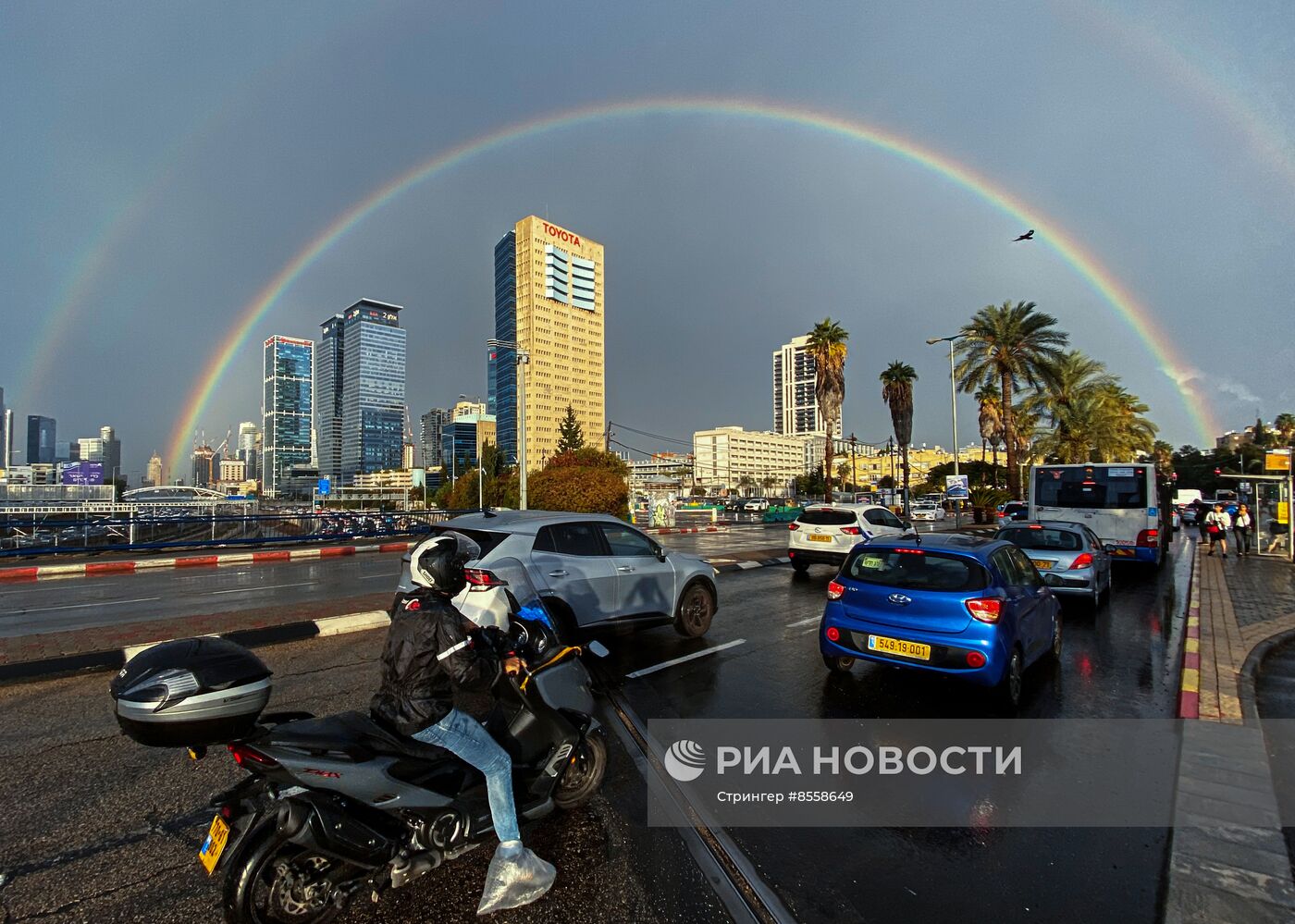 Радуга над Тель-Авивом