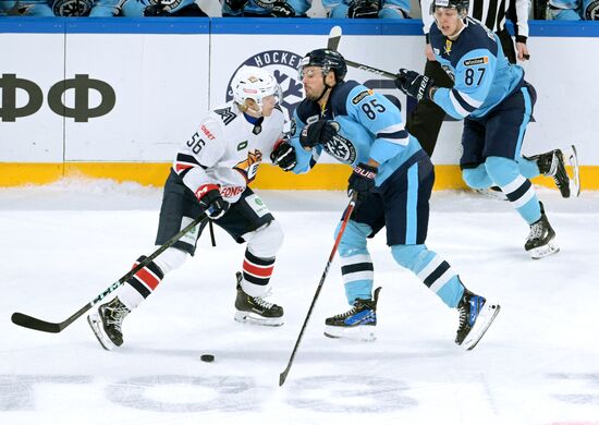 Хоккей. КХЛ. Матч "Сибирь" - "Металлург"