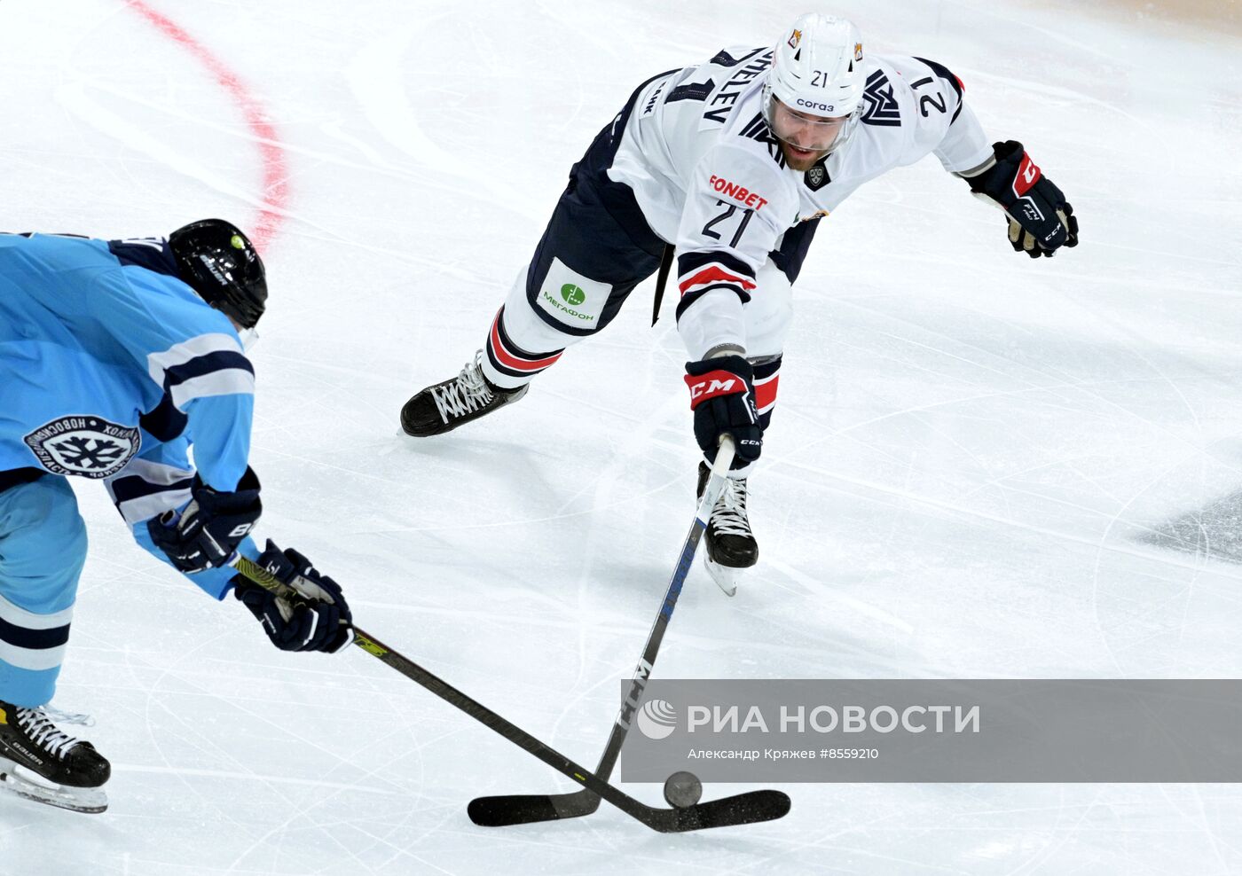Хоккей. КХЛ. Матч "Сибирь" - "Металлург"
