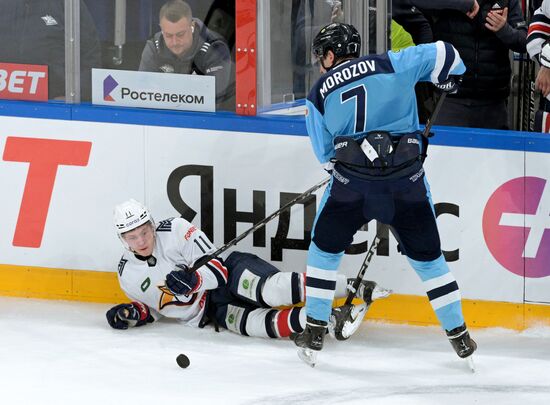 Хоккей. КХЛ. Матч "Сибирь" - "Металлург"