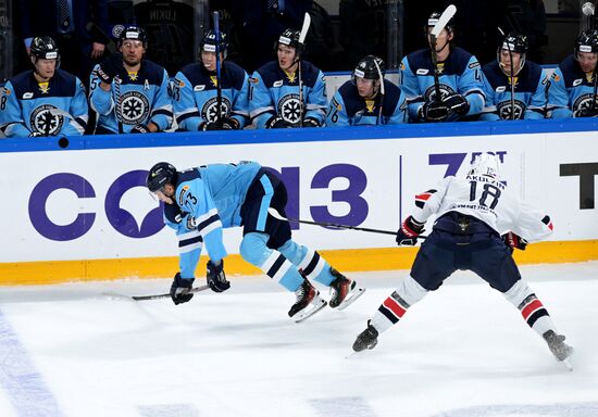 Хоккей. КХЛ. Матч "Сибирь" - "Металлург"