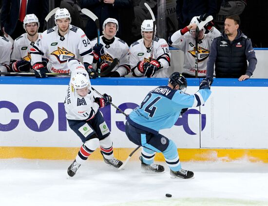 Хоккей. КХЛ. Матч "Сибирь" - "Металлург"