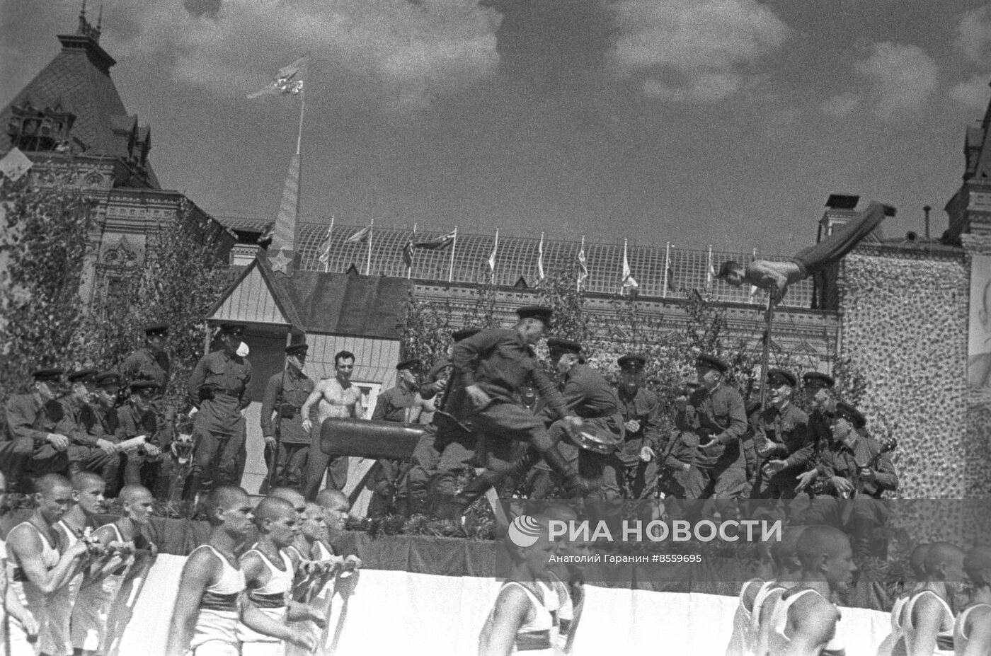 Физкультурный парад на Красной площади в Москве