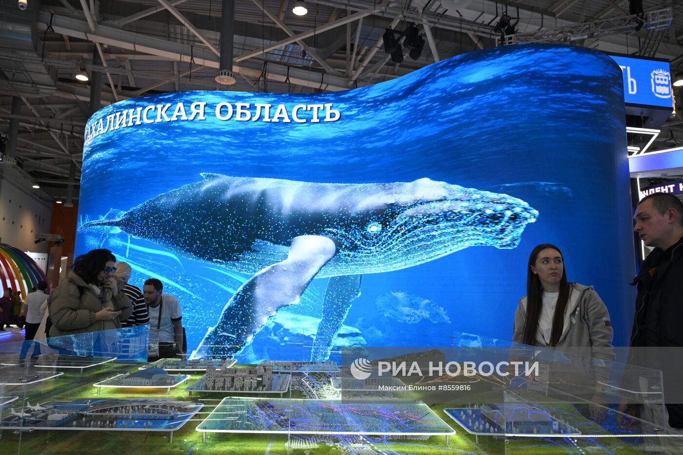 Работа выставки "Россия"