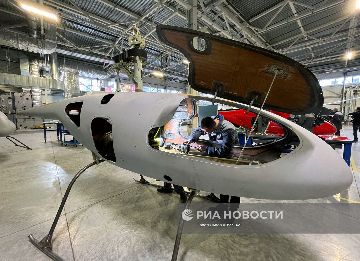 Производство беспилотников вертолетного типа в московском индустриальном парке "Руднево"