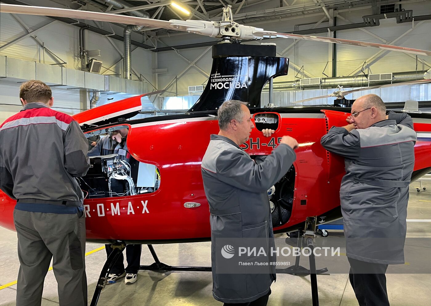 Производство беспилотников вертолетного типа в московском индустриальном парке "Руднево"